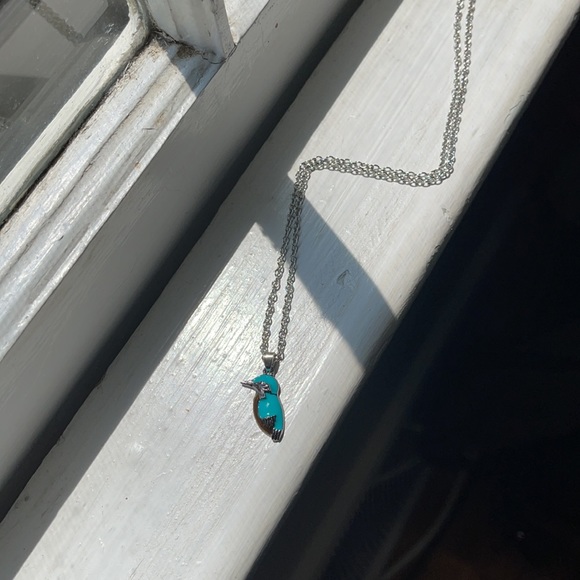 💕Eastern Blue Bird Necklace💕 - Picture 2 of 5